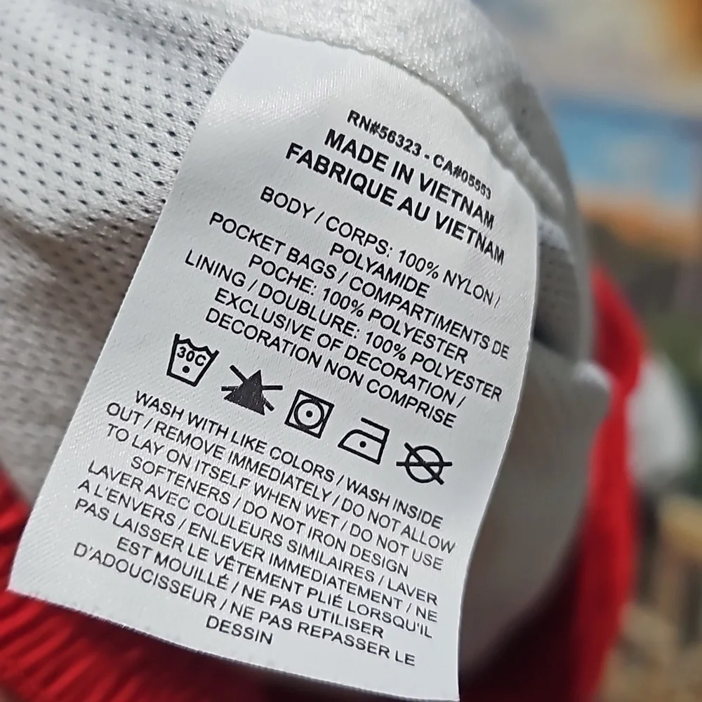 Nike USA Red White Blue Swim Shorts Size Large